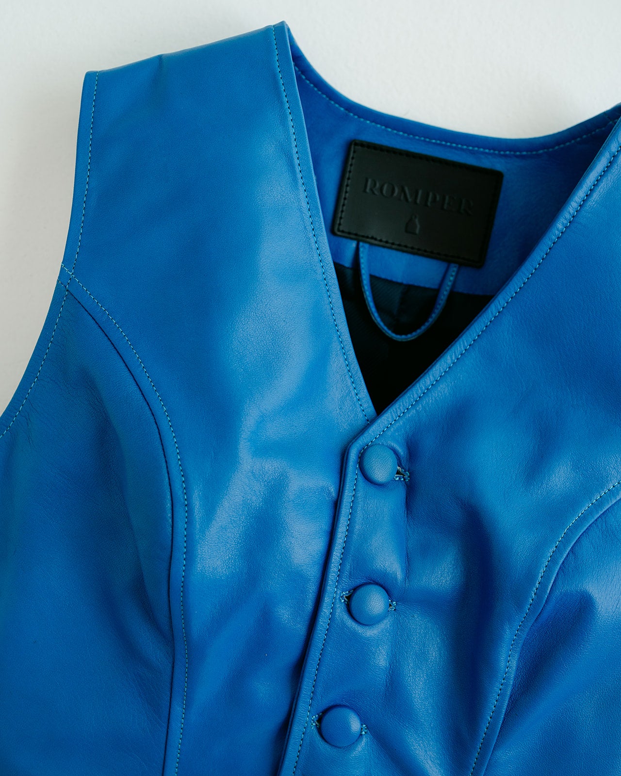 Maya waistcoat in electric blue