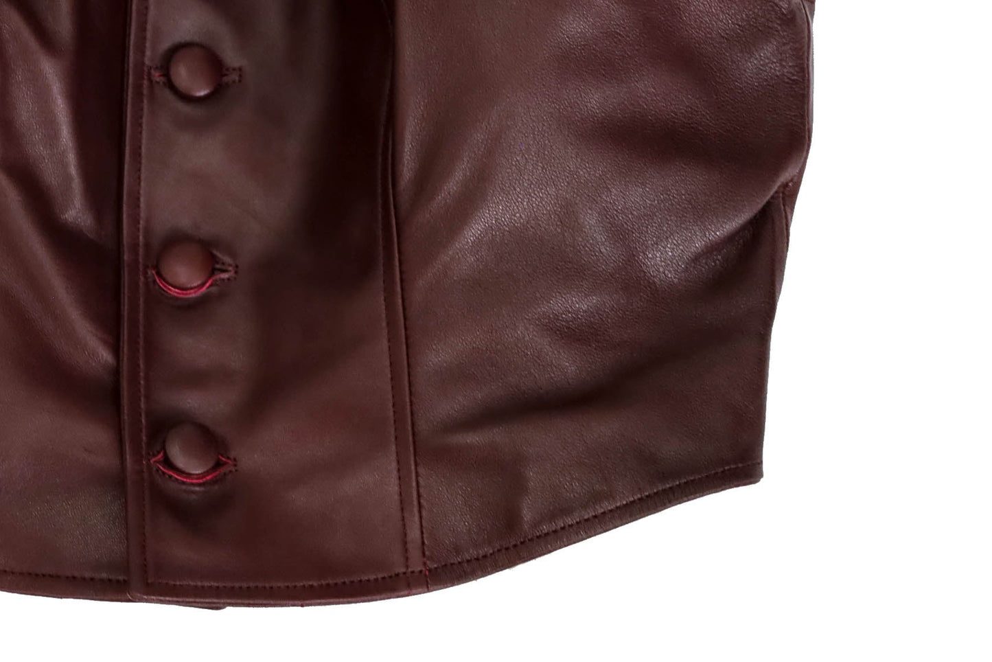 Maya waistcoat in burgundy
