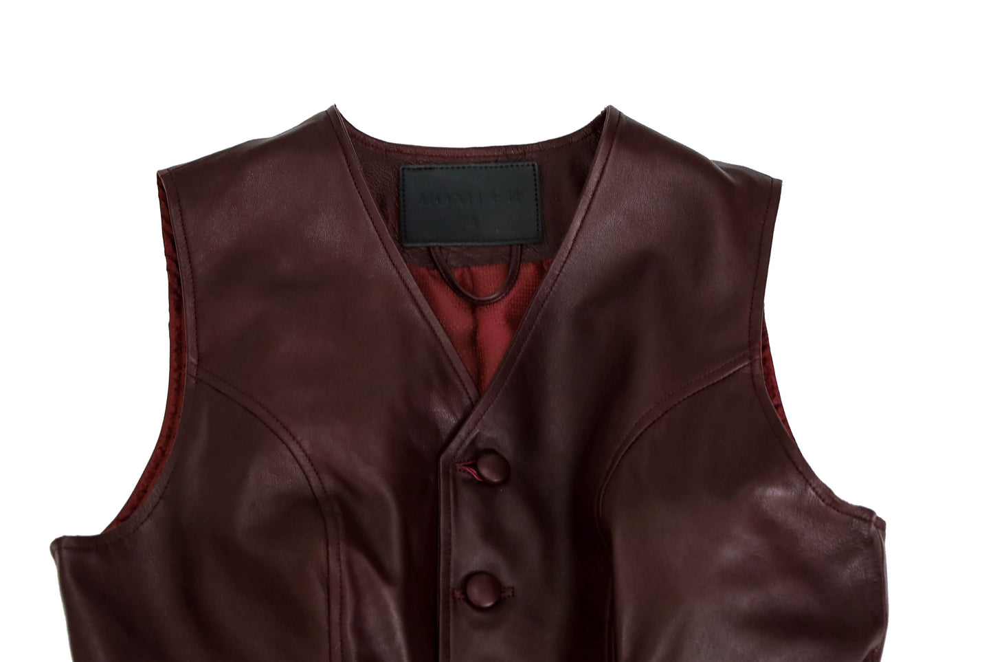 Maya waistcoat in burgundy