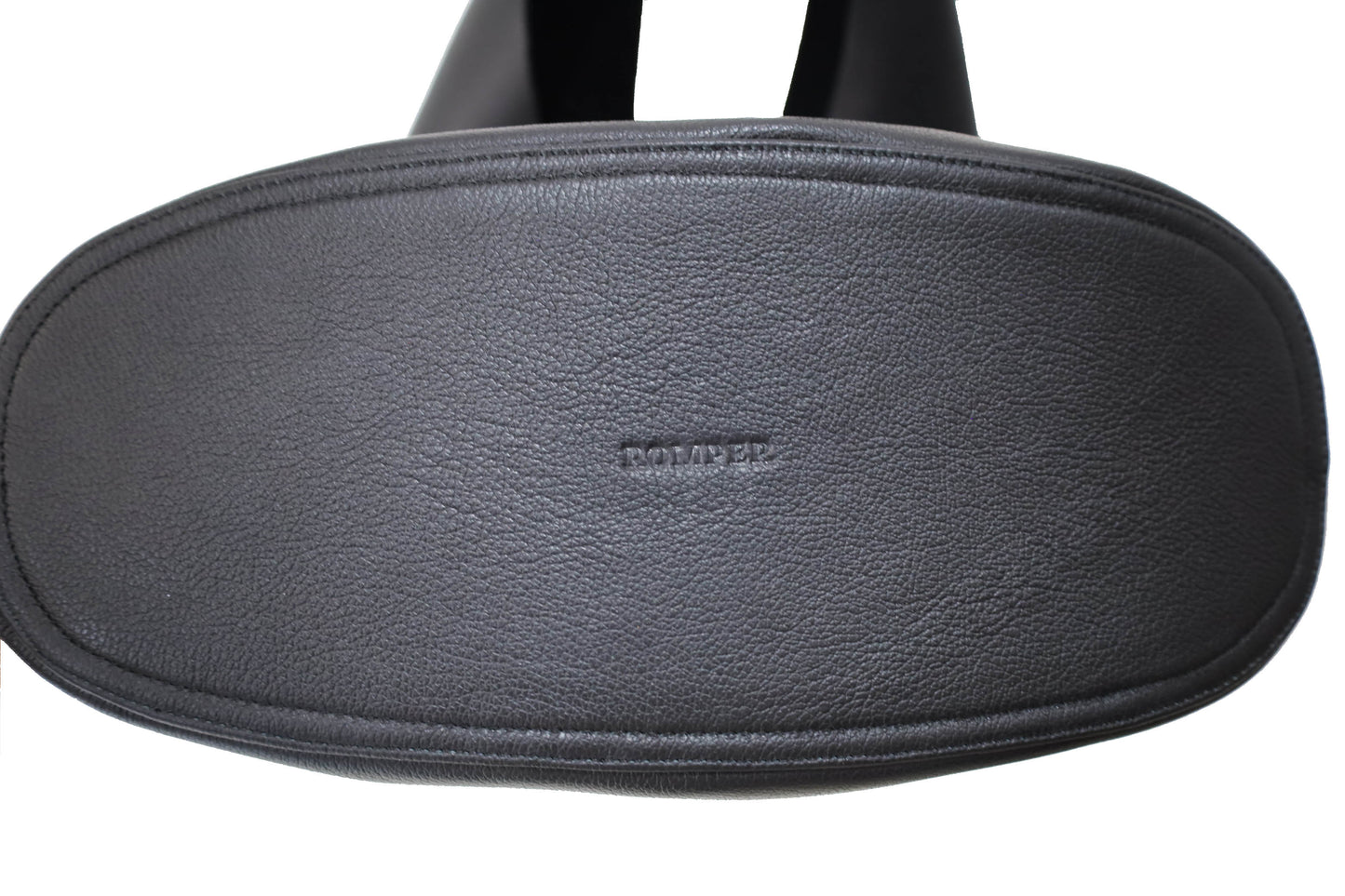 Margarita large hobo bag in black cowhide