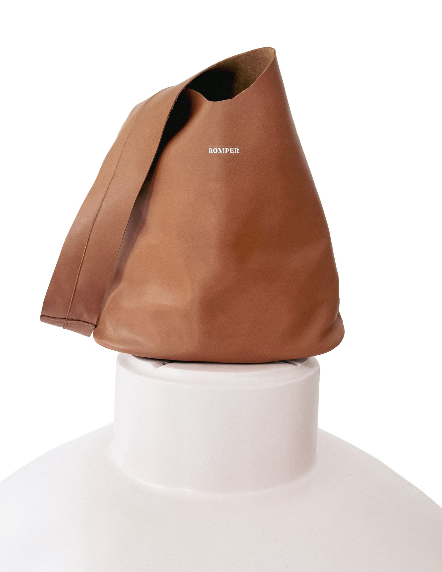Margarita large hobo bag in tobacco nappa