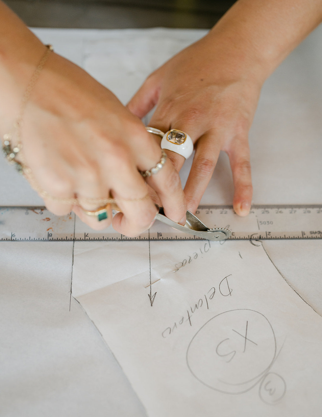 hands of the designer patternmaking