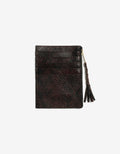 Wallet in embossed snakeskin
