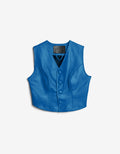 Maya vest in electric blue