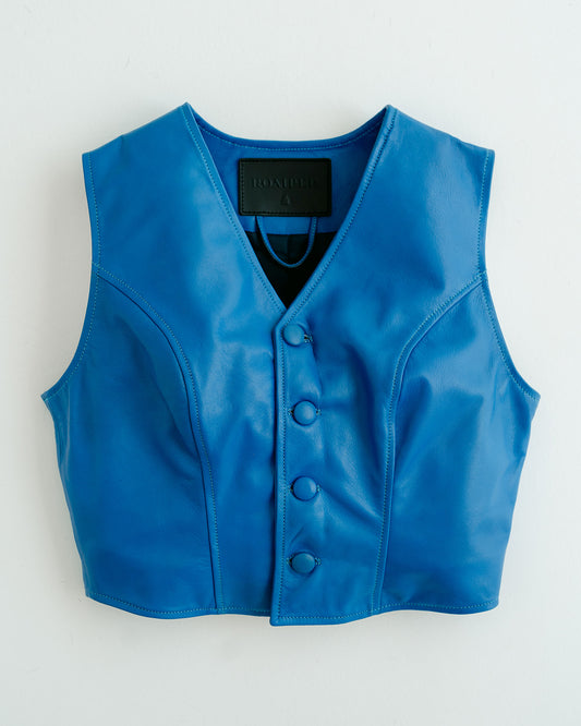 Maya waistcoat in electric blue