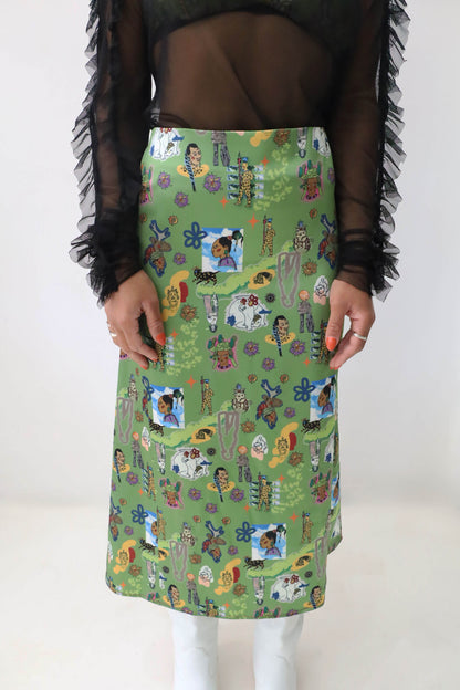 Nina midi skirt