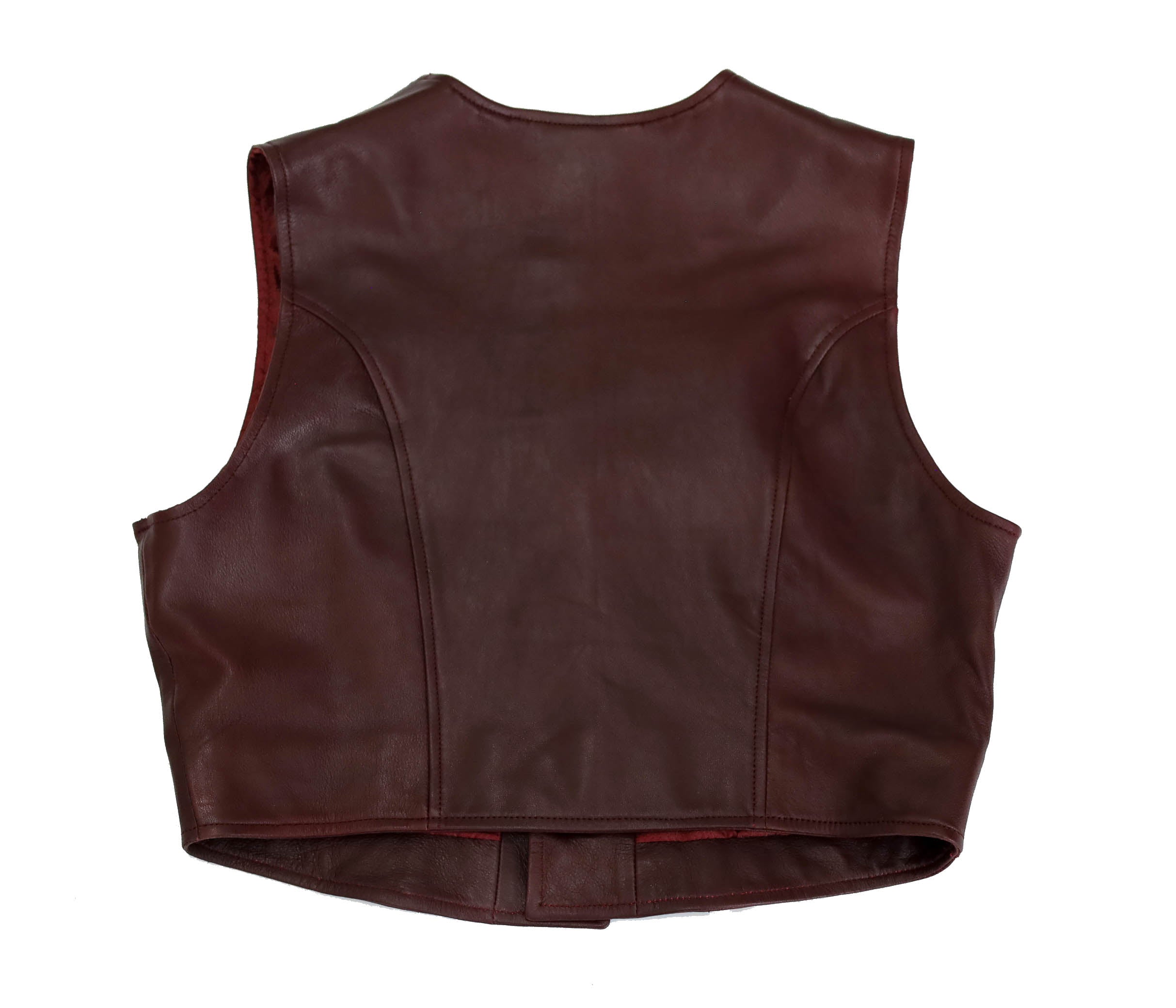 Maya vest in burgundy