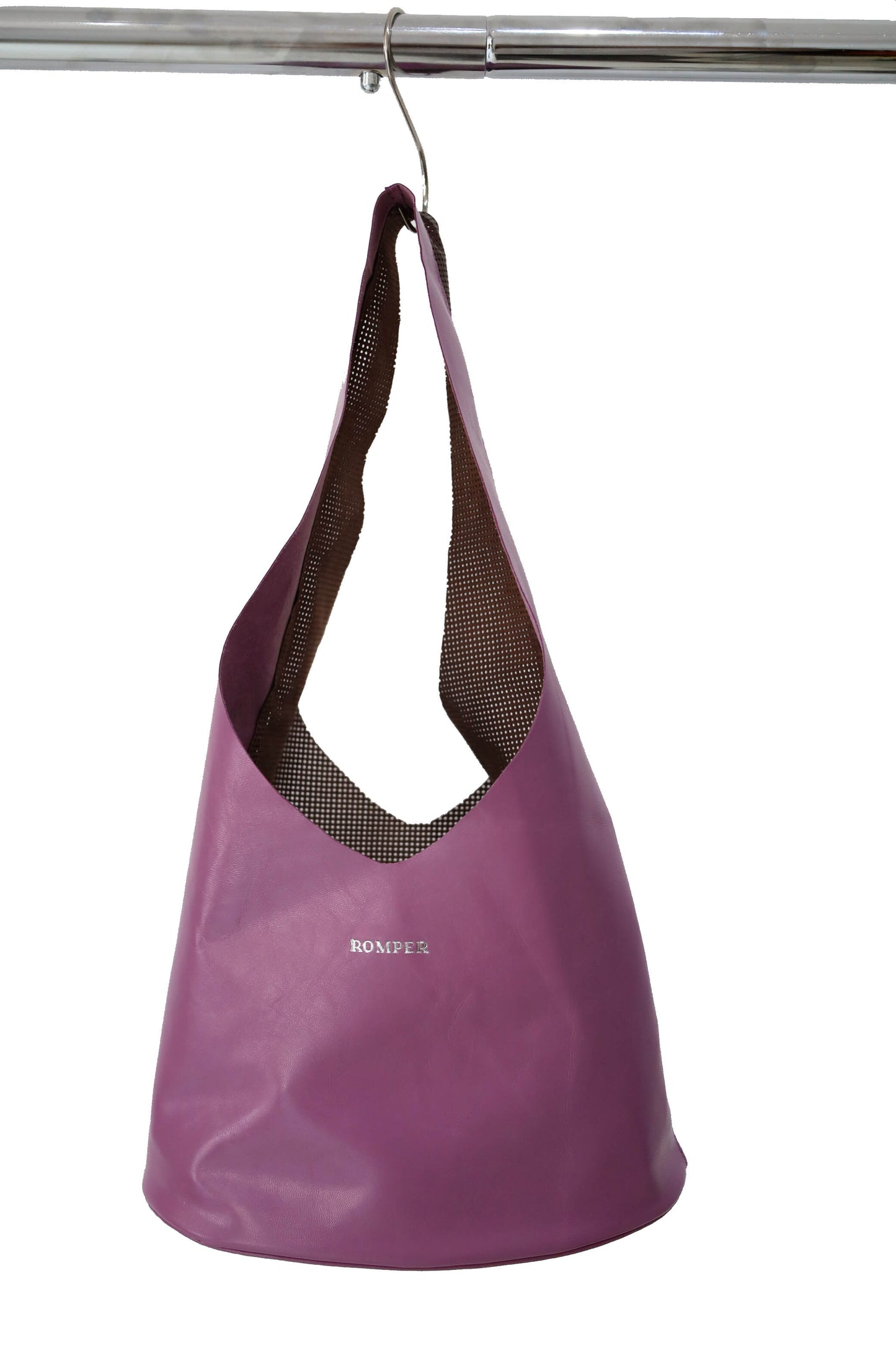 Margarita tiny hobo bag in bicolor leather