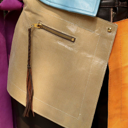 Zadie modular belt in suede