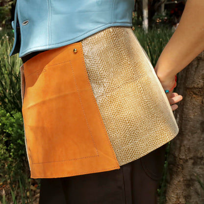 Zadie modular belt in suede