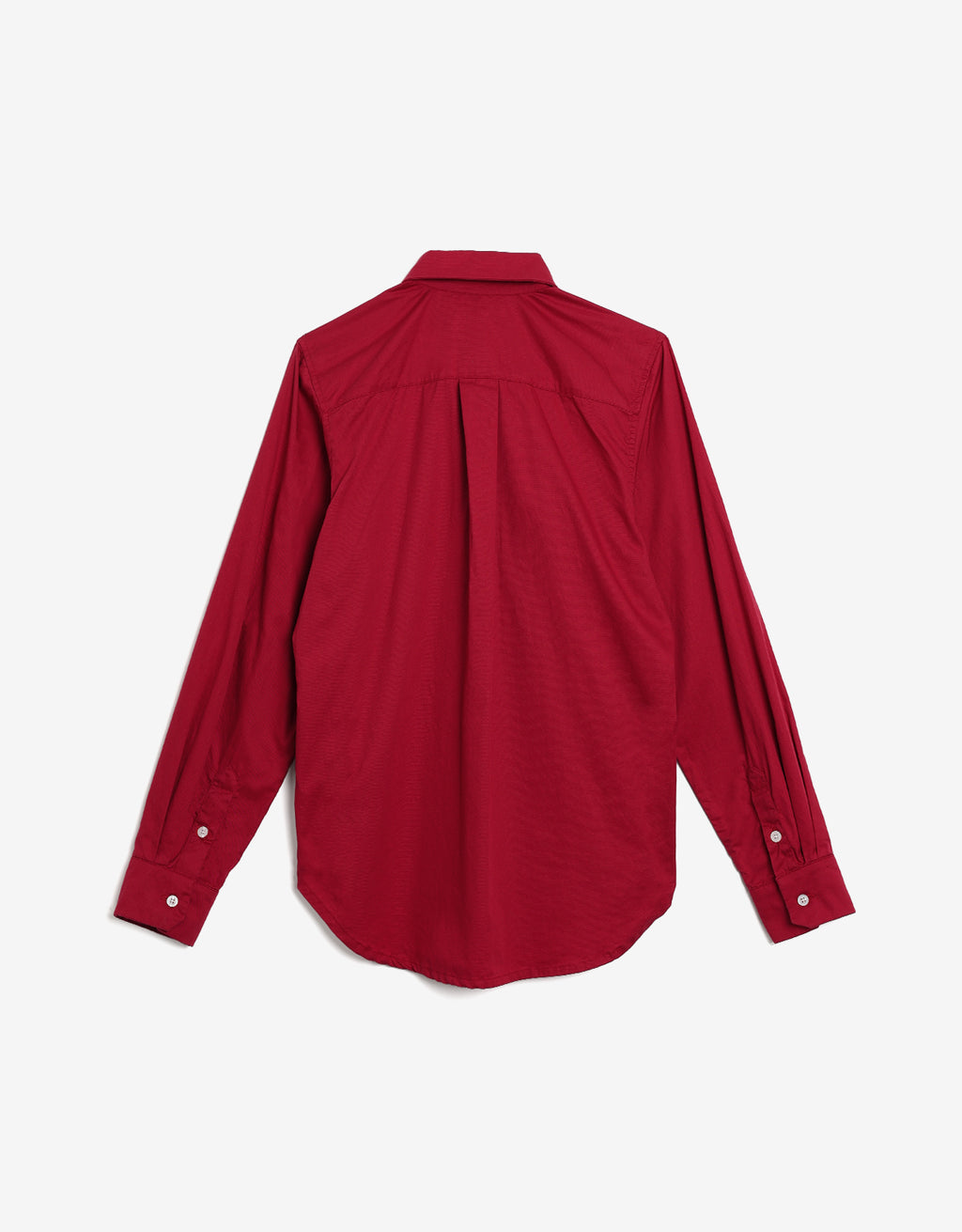 The Judd shirt in Oxide Red & Crème