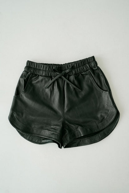 Randy track shorts in black