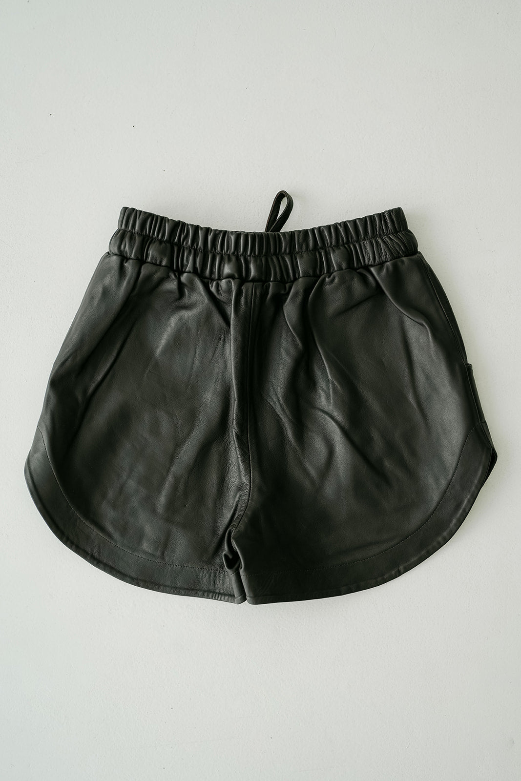 Randy track shorts in dark brown