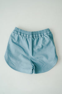 Randy track shorts in baby blue