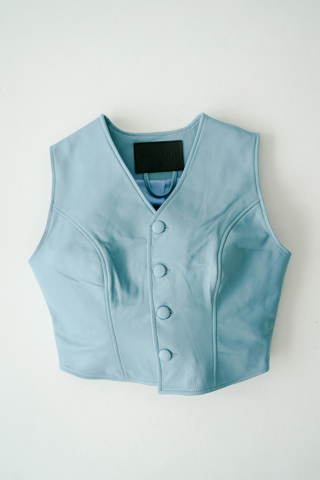 Maya waistcoat in baby blue