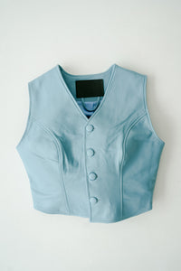 Maya waistcoat in baby blue