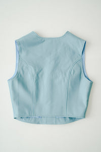 Maya waistcoat in baby blue