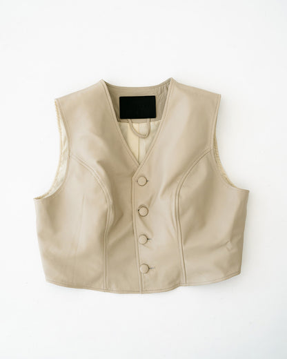 Maya waistcoat in ivory