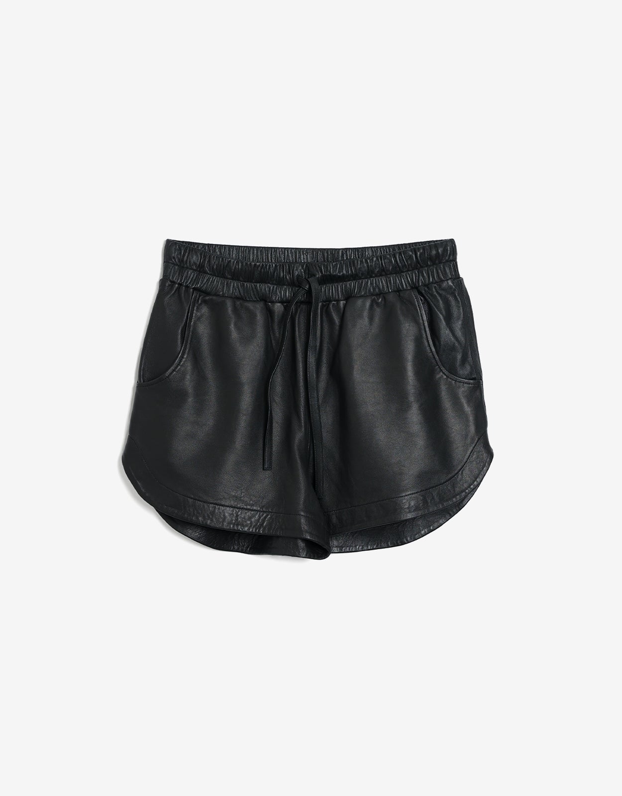 Randy track shorts in black