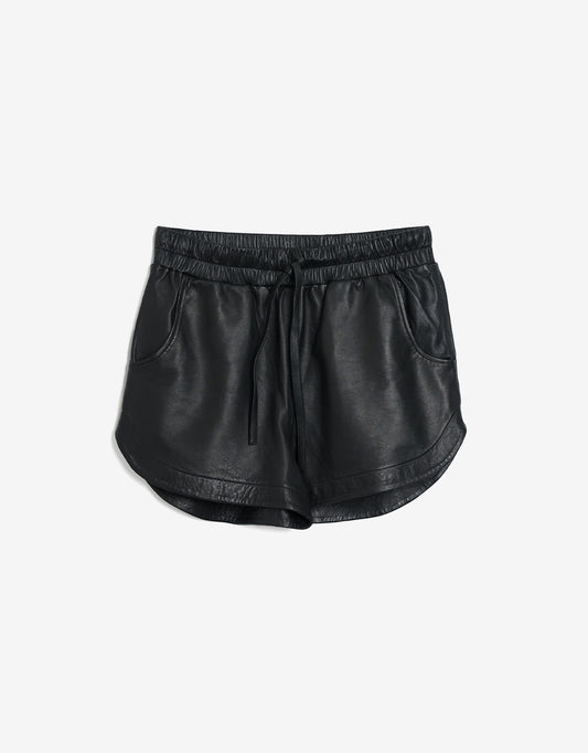 Randy track shorts in black