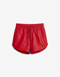 Randy track shorts in red