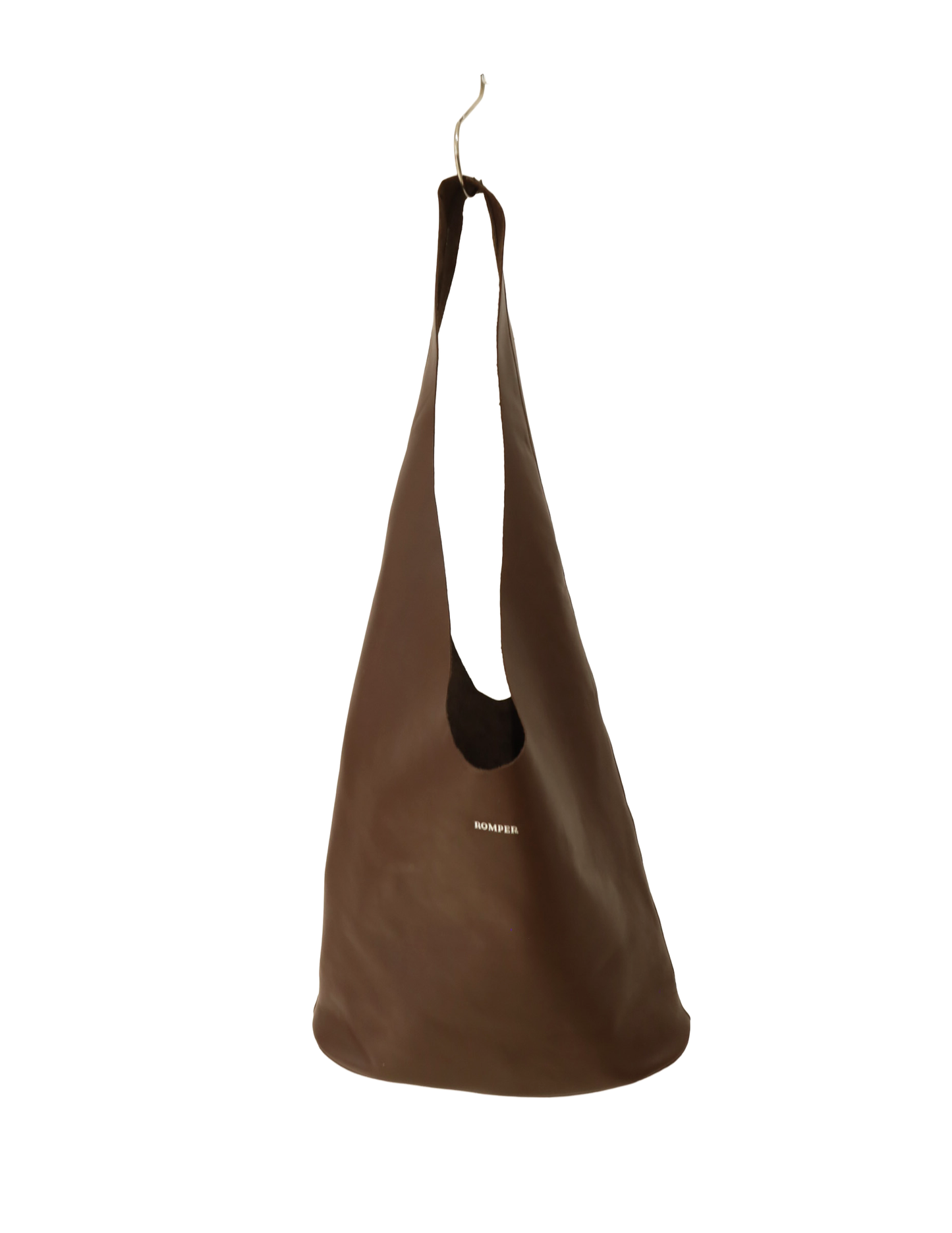 Margarita large hobo bag in coffee bean nappa