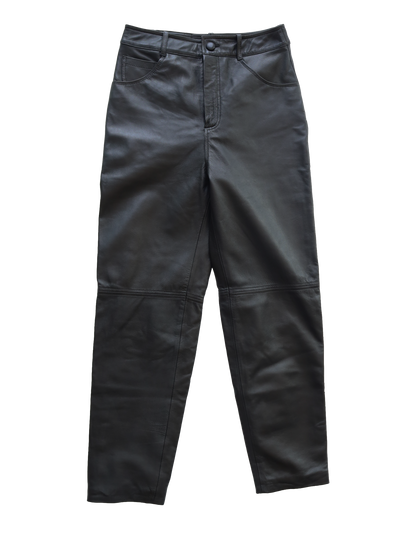 Paine pants in black leather