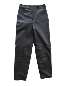 Paine pants in black leather