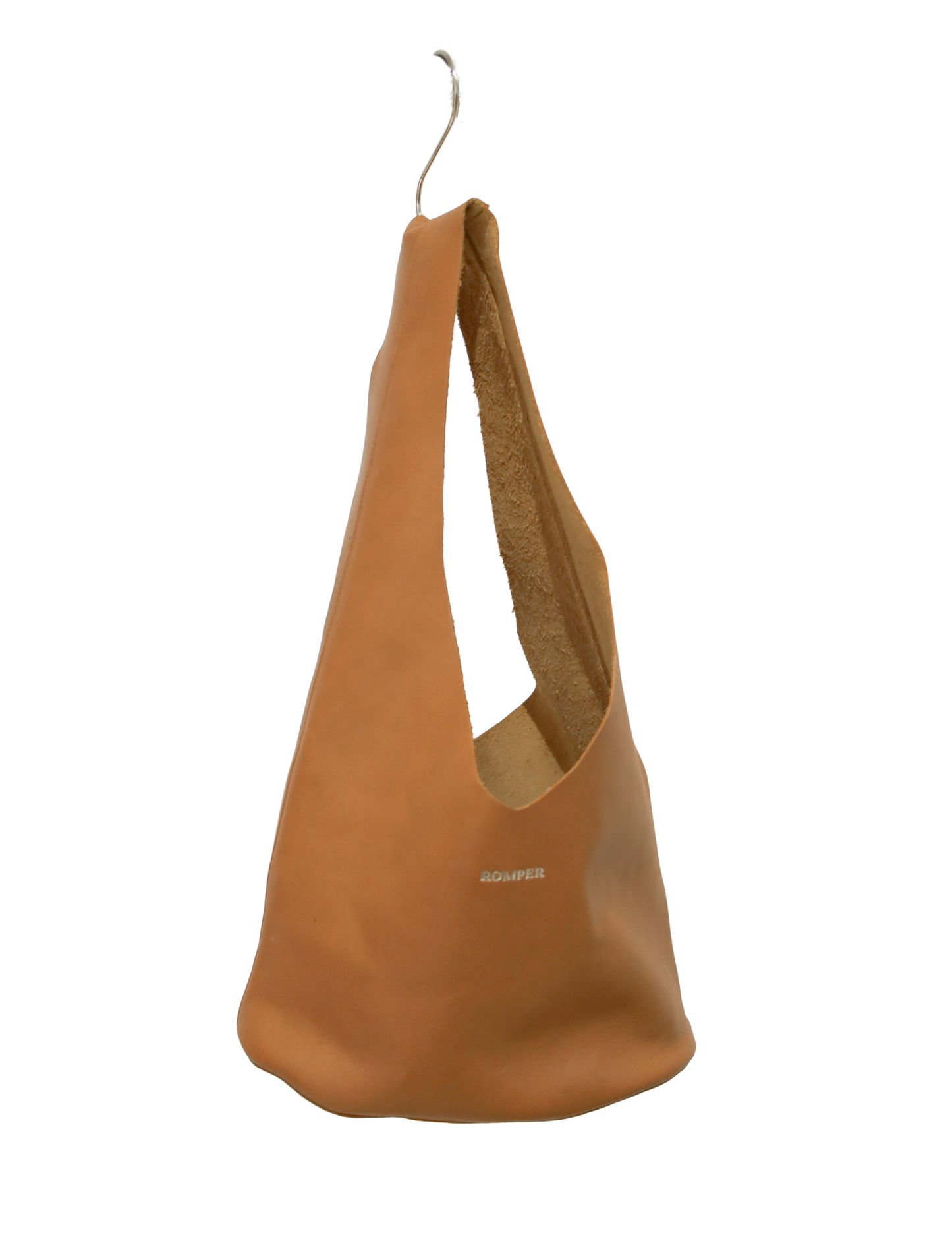Margarita tiny hobo bag in tobacco nappa