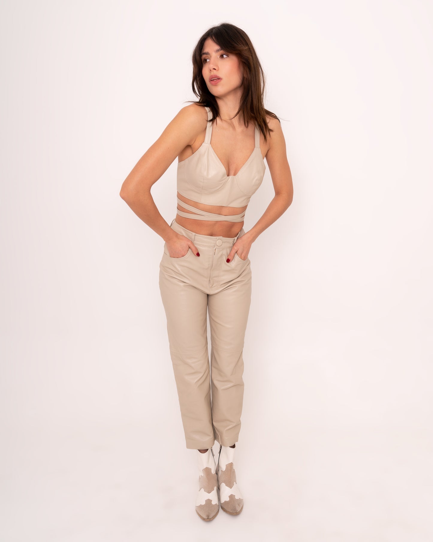 Thelma top in ivory